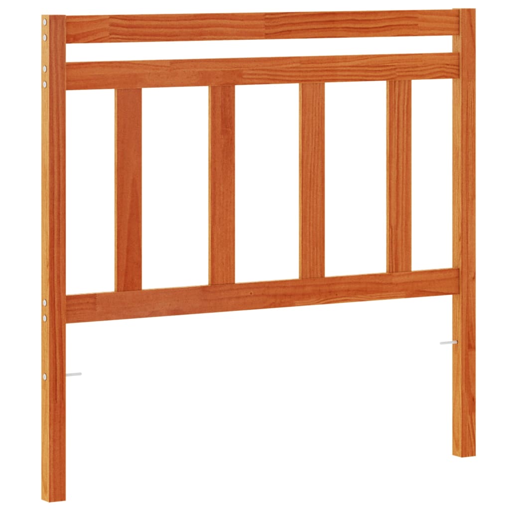 Hoofdbord 100 cm massief grenenhout wasbruin is nu te koop bij PeponiXL, paradijselijk wonen!