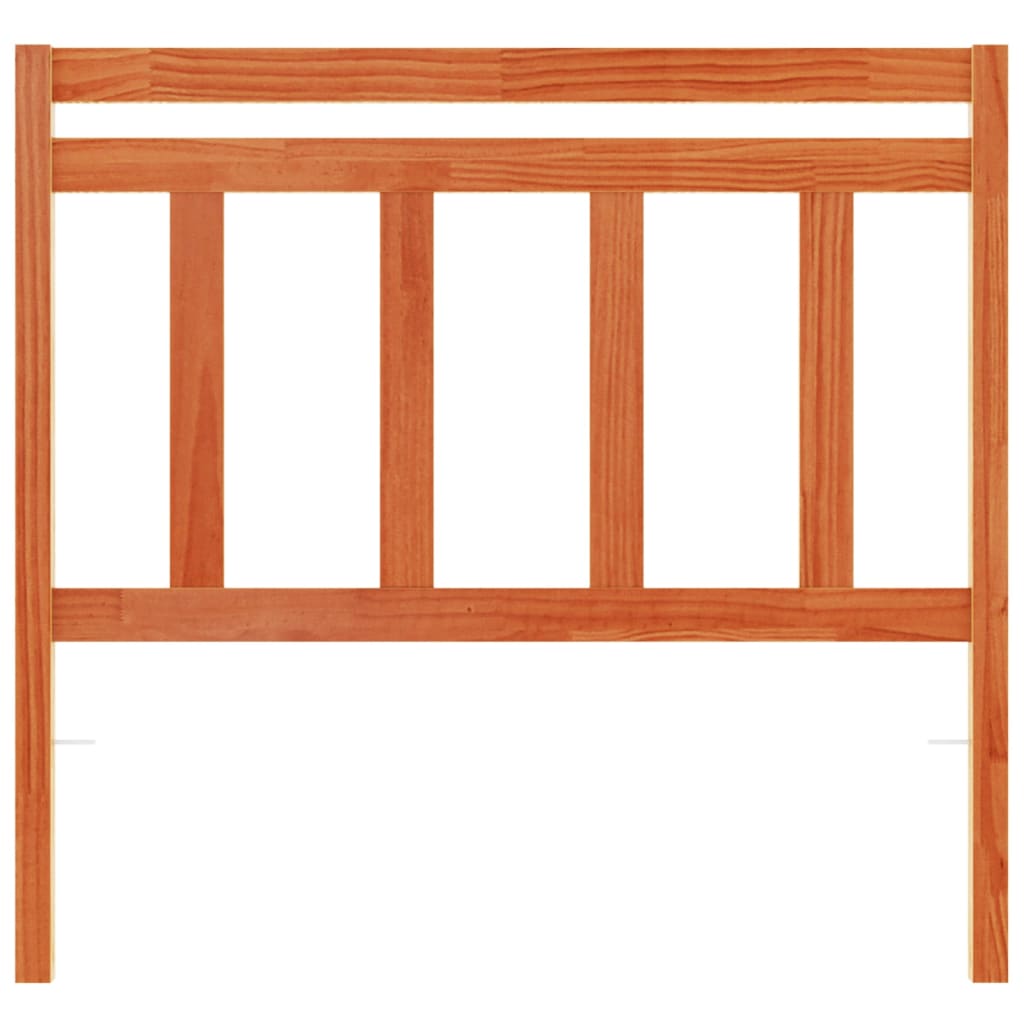 Hoofdbord 100 cm massief grenenhout wasbruin is nu te koop bij PeponiXL, paradijselijk wonen!
