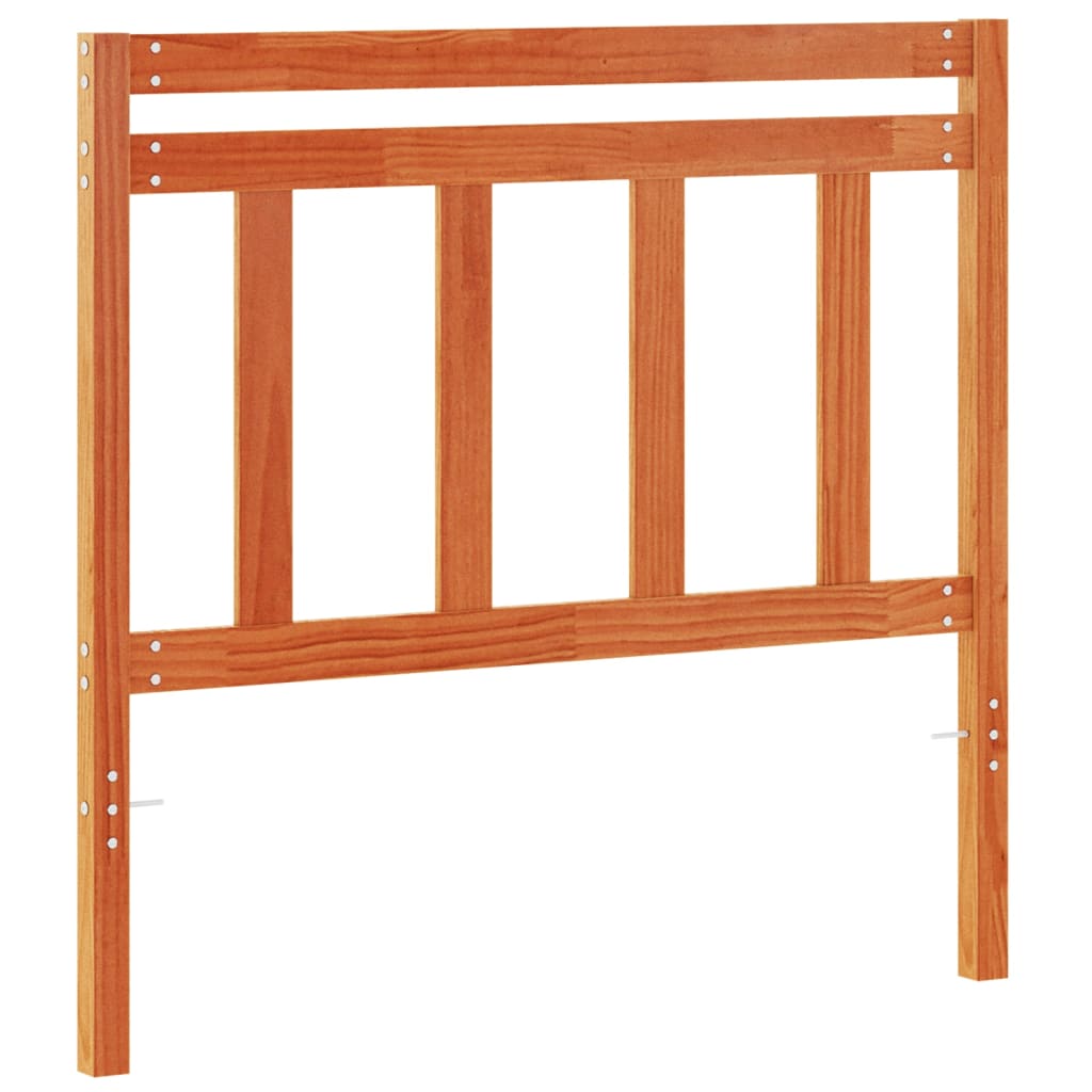 Hoofdbord 100 cm massief grenenhout wasbruin is nu te koop bij PeponiXL, paradijselijk wonen!