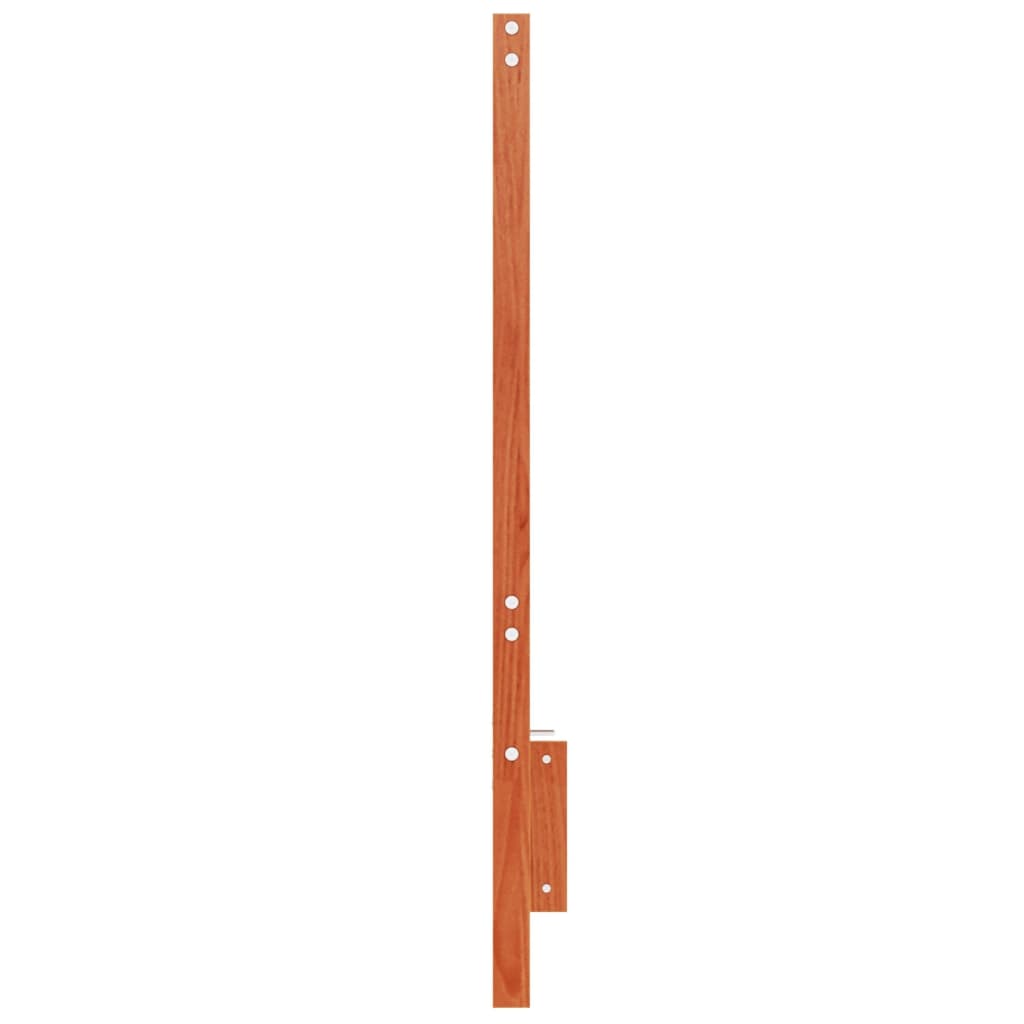 Hoofdbord 135 cm massief grenenhout wasbruin is nu te koop bij PeponiXL, paradijselijk wonen!