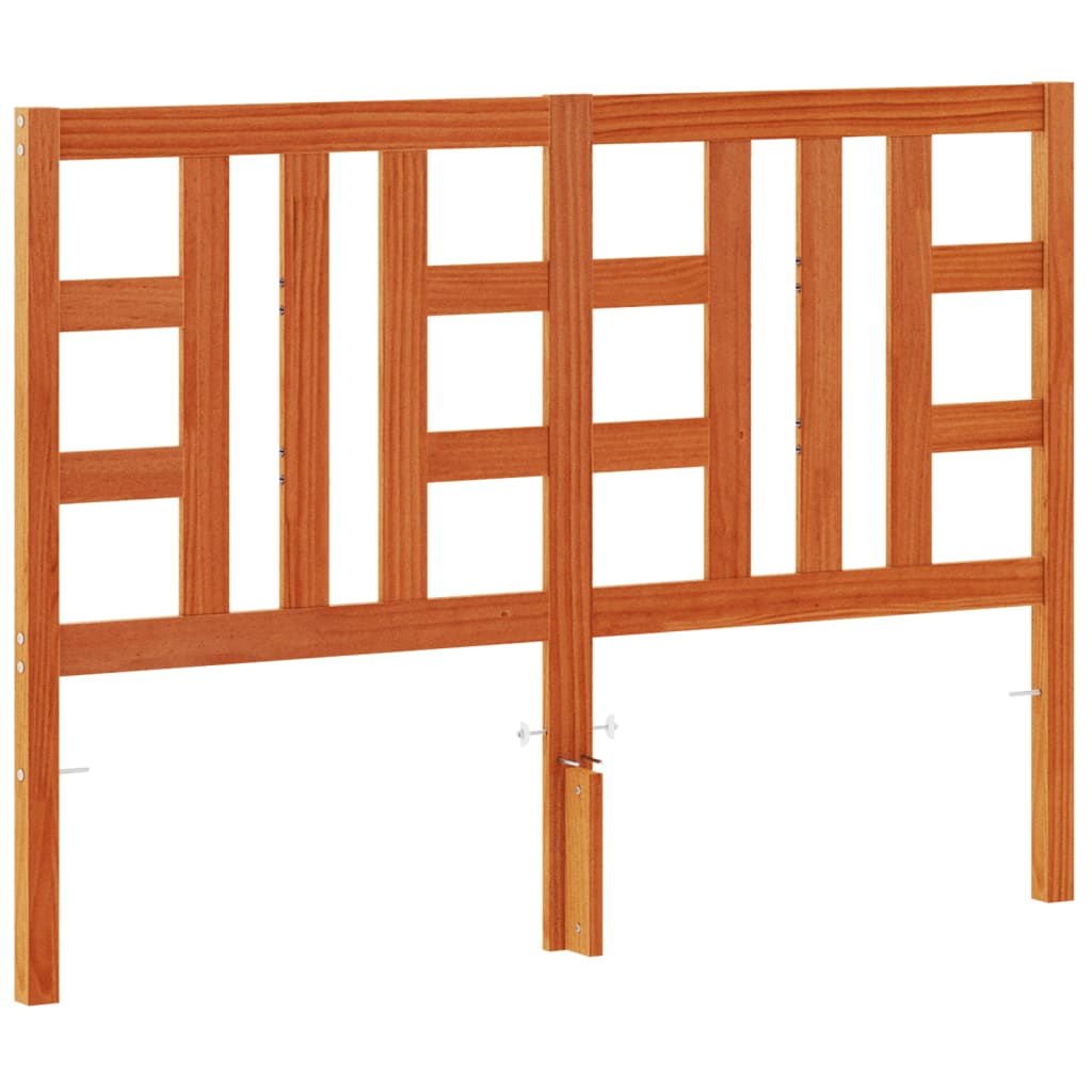 Hoofdbord 150 cm massief grenenhout wasbruin is nu te koop bij PeponiXL, paradijselijk wonen!