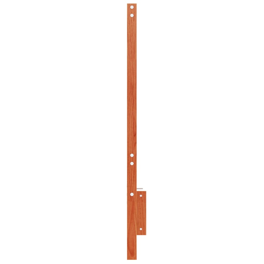 Hoofdbord 150 cm massief grenenhout wasbruin is nu te koop bij PeponiXL, paradijselijk wonen!