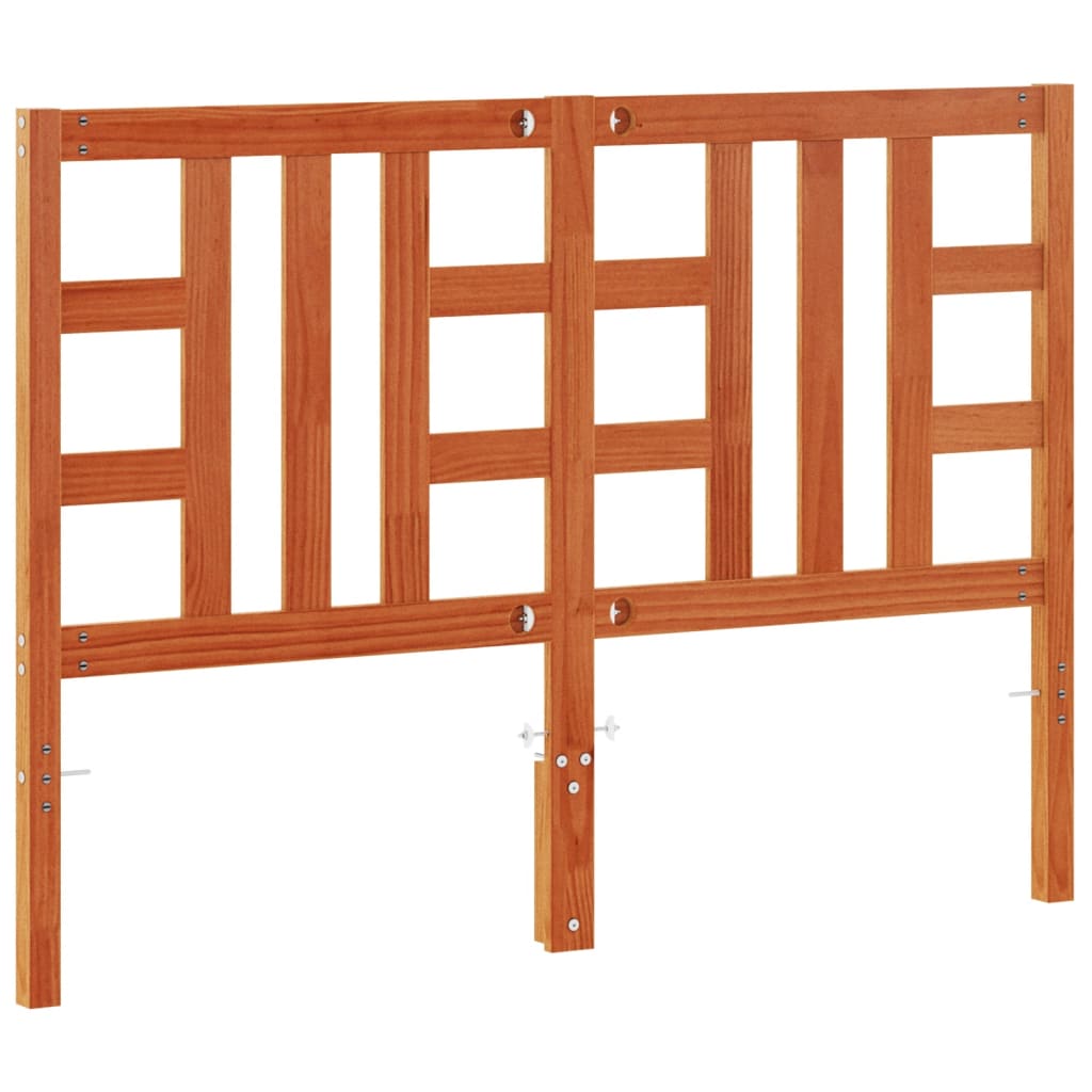 Hoofdbord 150 cm massief grenenhout wasbruin is nu te koop bij PeponiXL, paradijselijk wonen!