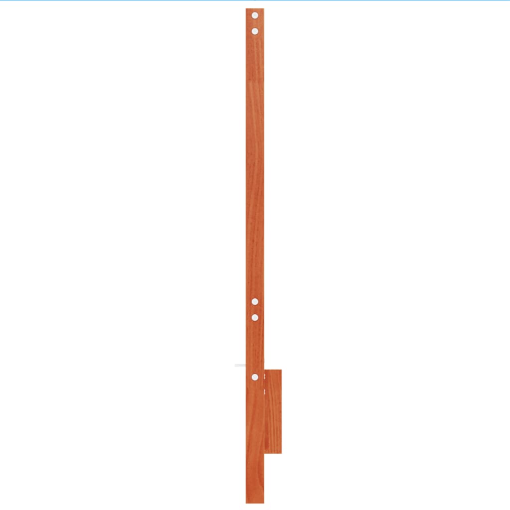 Hoofdbord 135 cm massief grenenhout wasbruin is nu te koop bij PeponiXL, paradijselijk wonen!