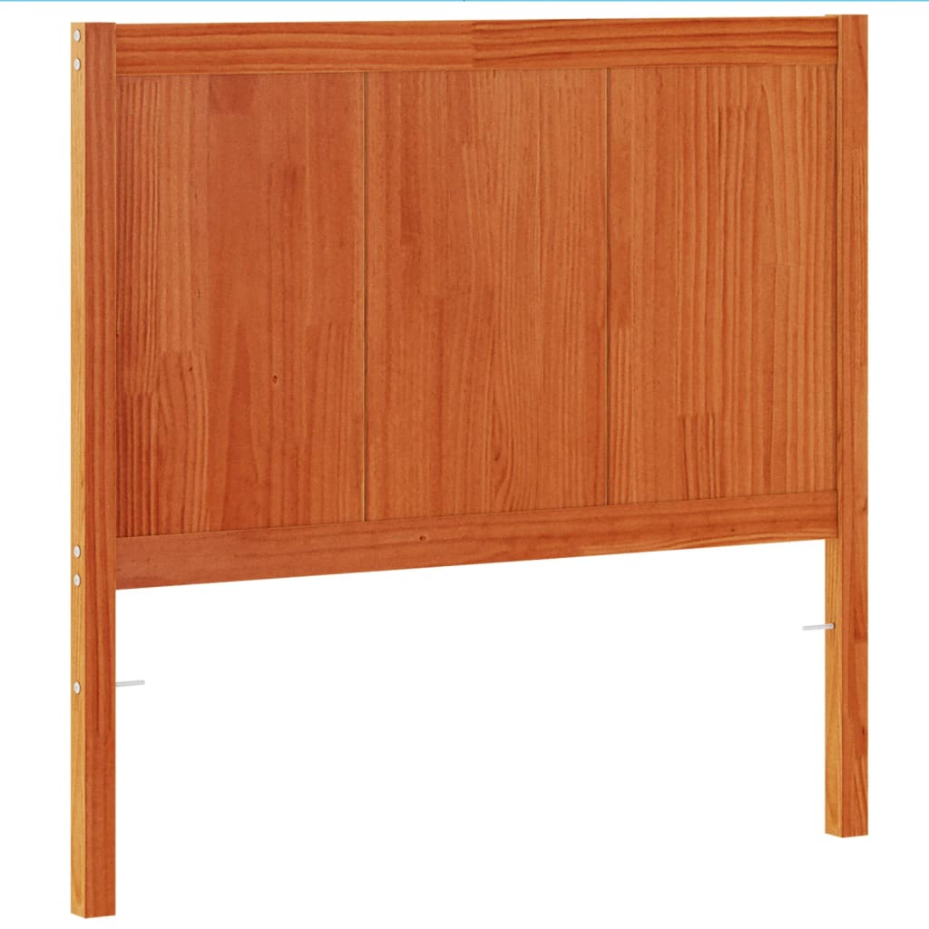 Hoofdbord 100 cm massief grenenhout wasbruin is nu te koop bij PeponiXL, paradijselijk wonen!