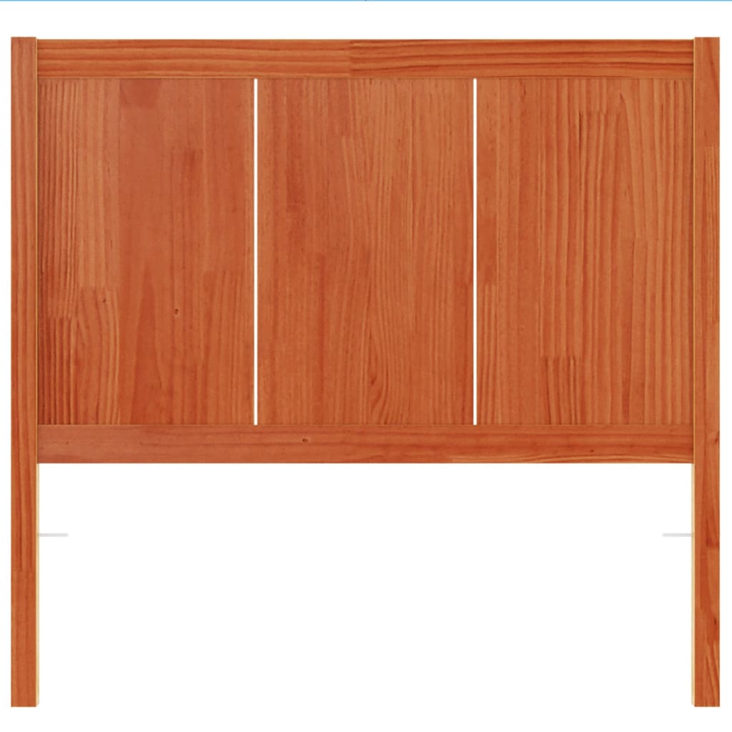 Hoofdbord 100 cm massief grenenhout wasbruin is nu te koop bij PeponiXL, paradijselijk wonen!