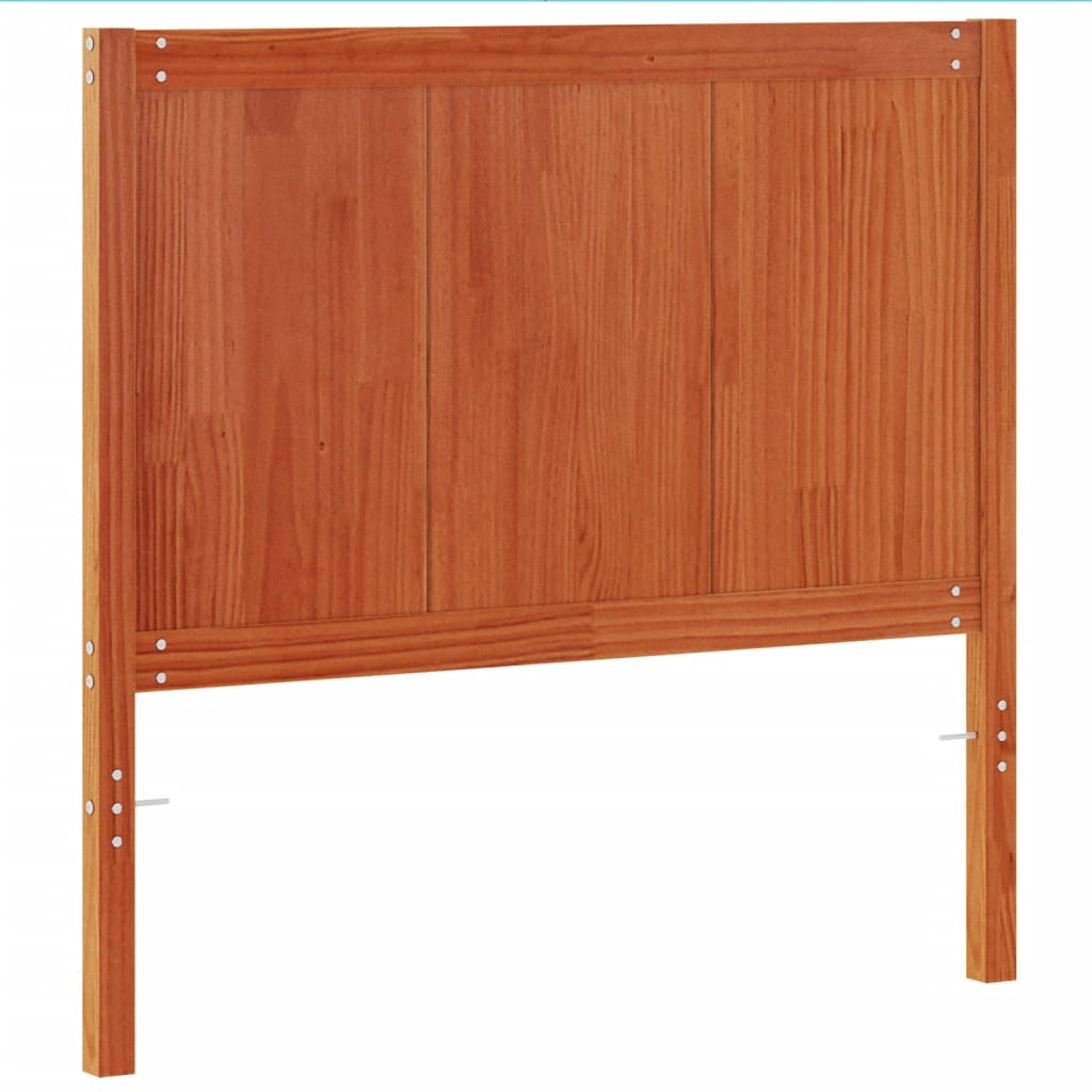 Hoofdbord 100 cm massief grenenhout wasbruin is nu te koop bij PeponiXL, paradijselijk wonen!