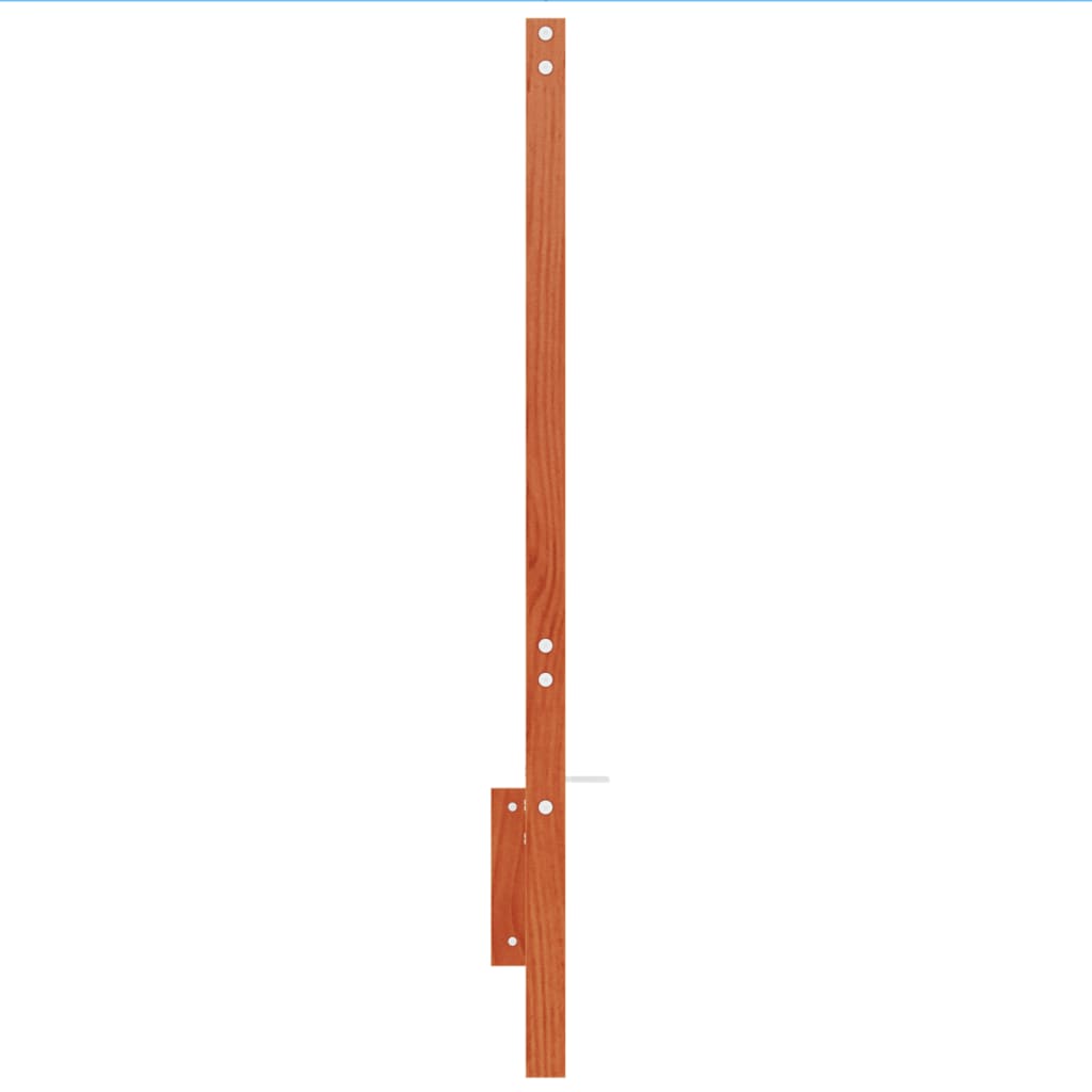 Hoofdbord 135 cm massief grenenhout wasbruin is nu te koop bij PeponiXL, paradijselijk wonen!