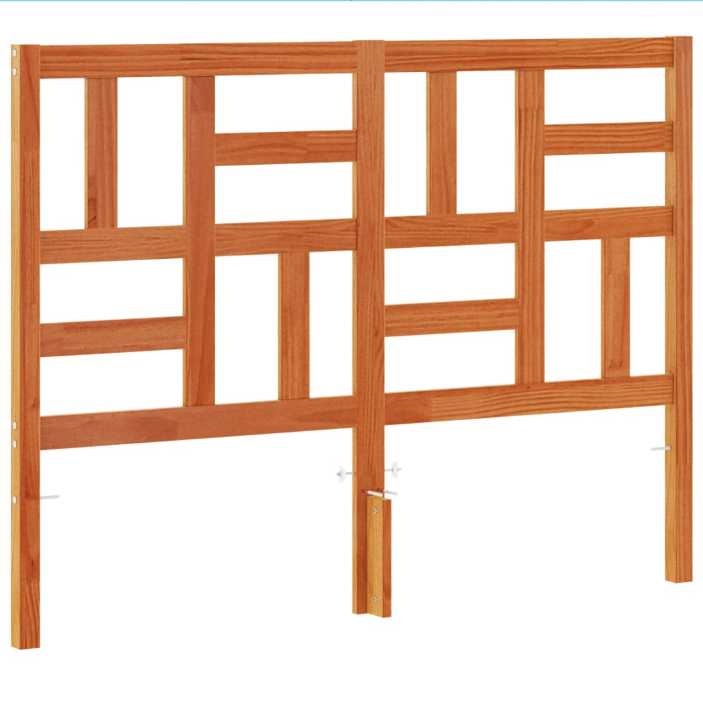 Hoofdbord 180 cm massief grenenhout wasbruin is nu te koop bij PeponiXL, paradijselijk wonen!