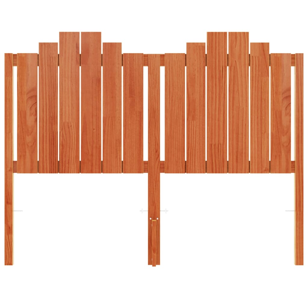 Hoofdbord 135 cm massief grenenhout wasbruin is nu te koop bij PeponiXL, paradijselijk wonen!
