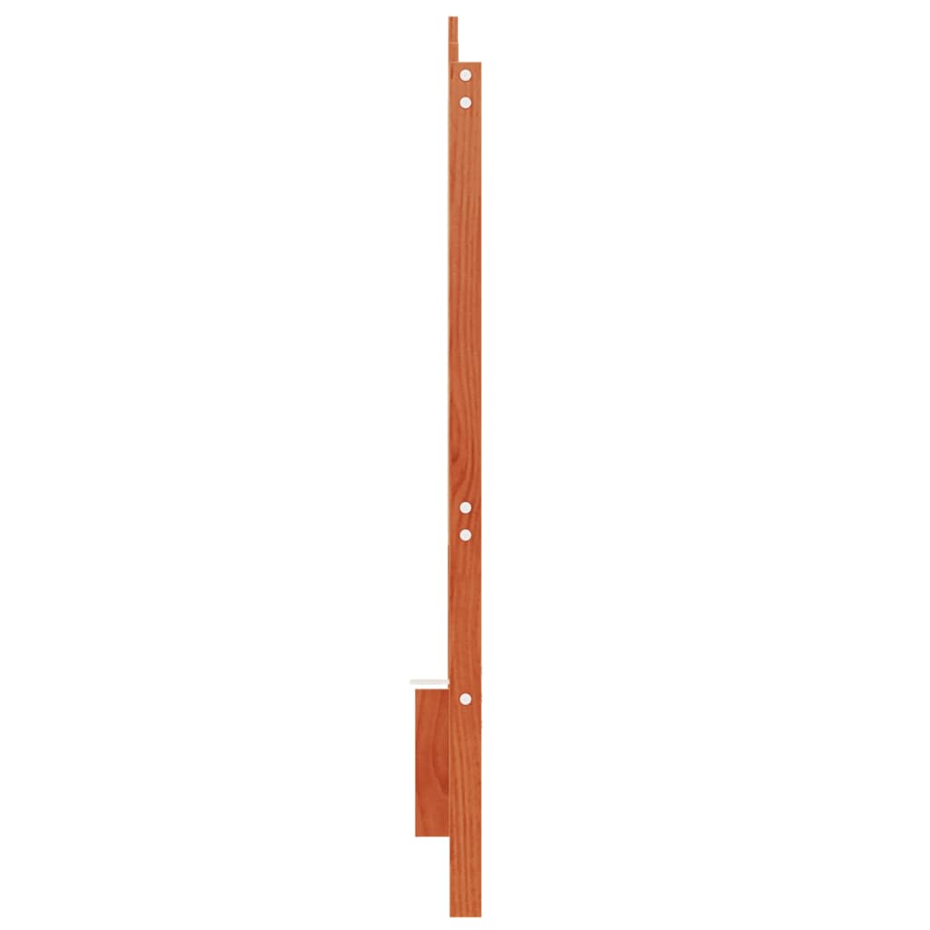 Hoofdbord 135 cm massief grenenhout wasbruin is nu te koop bij PeponiXL, paradijselijk wonen!