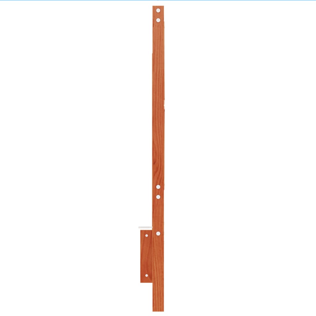 Hoofdbord 135 cm massief grenenhout wasbruin is nu te koop bij PeponiXL, paradijselijk wonen!