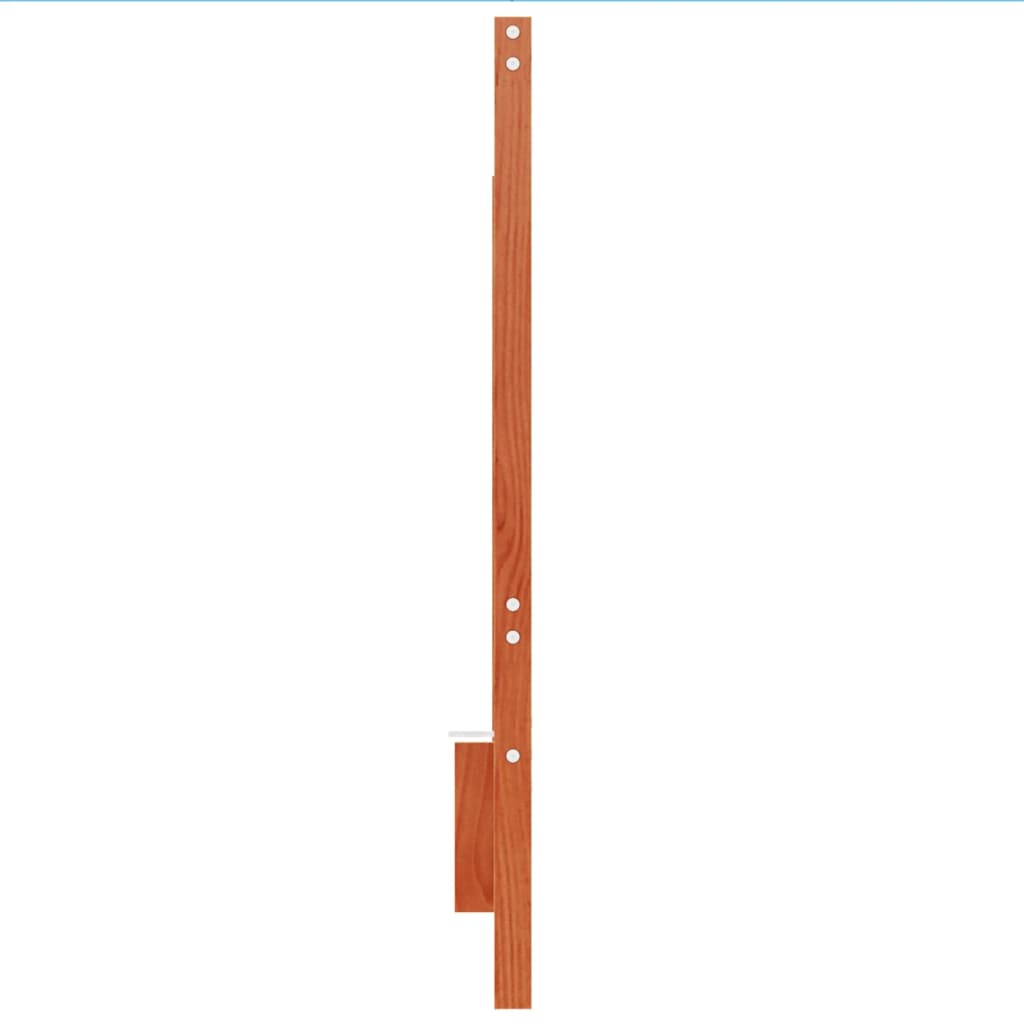 Hoofdbord 140 cm massief grenenhout wasbruin is nu te koop bij PeponiXL, paradijselijk wonen!
