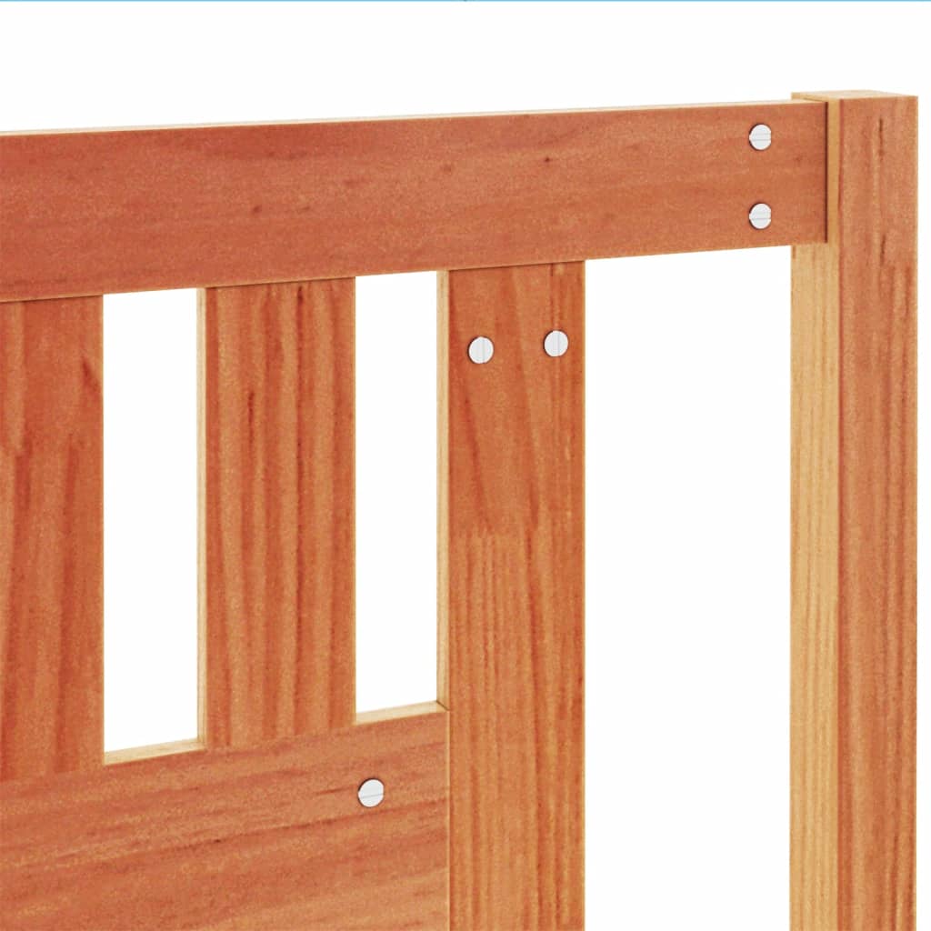 Hoofdbord 140 cm massief grenenhout wasbruin is nu te koop bij PeponiXL, paradijselijk wonen!