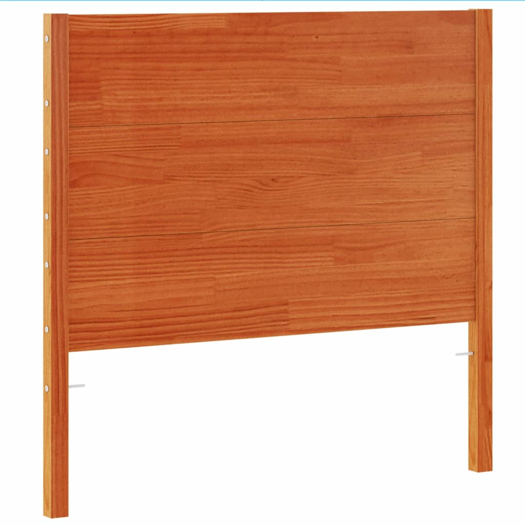 Hoofdbord 100 cm massief grenenhout wasbruin is nu te koop bij PeponiXL, paradijselijk wonen!