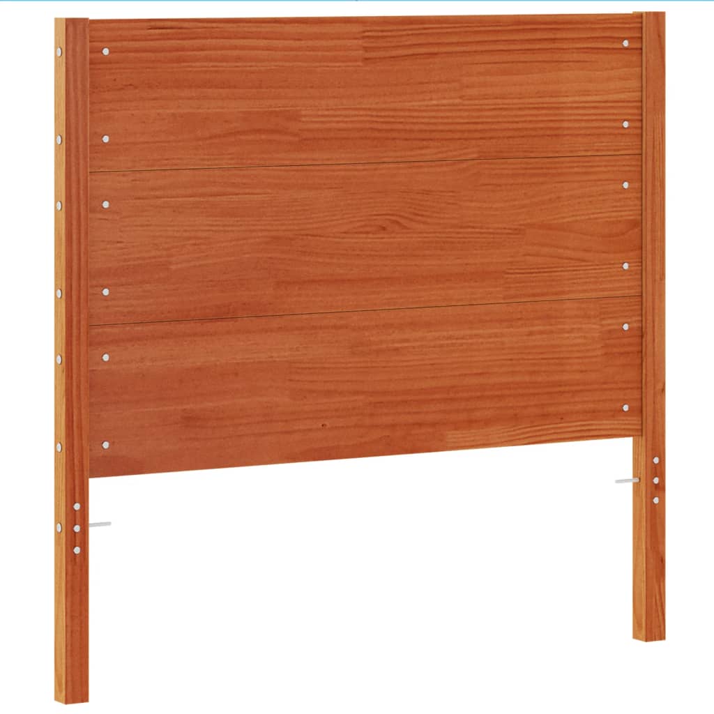 Hoofdbord 100 cm massief grenenhout wasbruin is nu te koop bij PeponiXL, paradijselijk wonen!