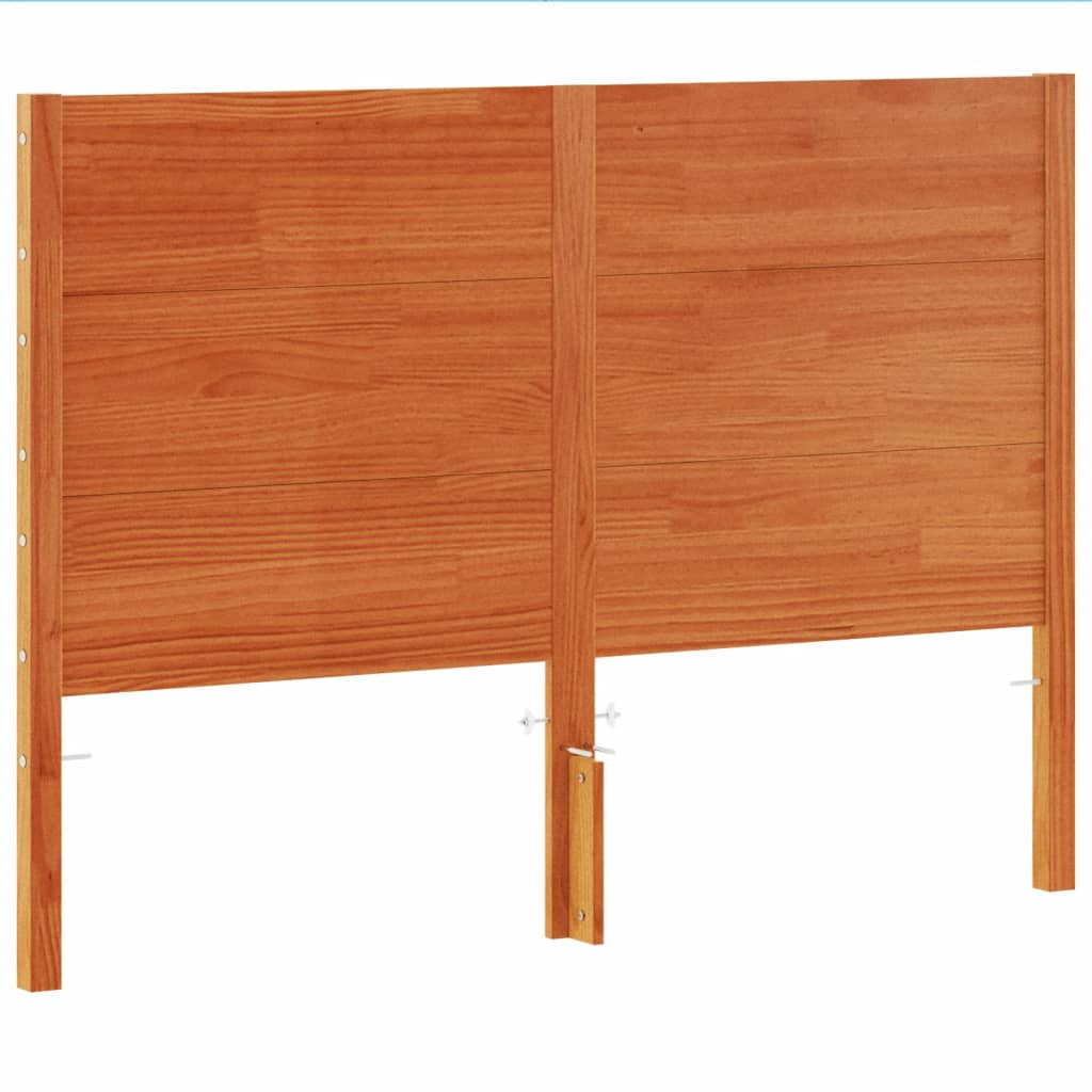 Hoofdbord 150 cm massief grenenhout wasbruin is nu te koop bij PeponiXL, paradijselijk wonen!