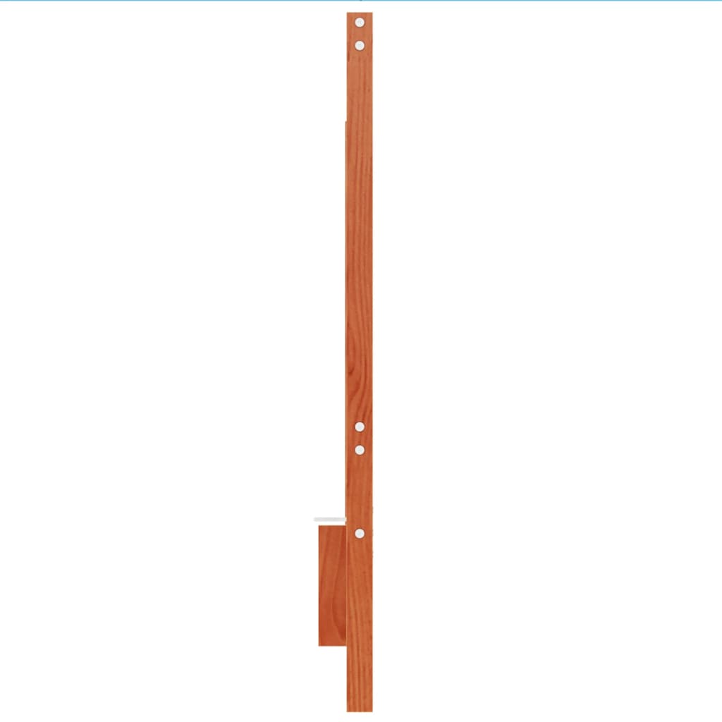 Hoofdbord 135 cm massief grenenhout wasbruin is nu te koop bij PeponiXL, paradijselijk wonen!