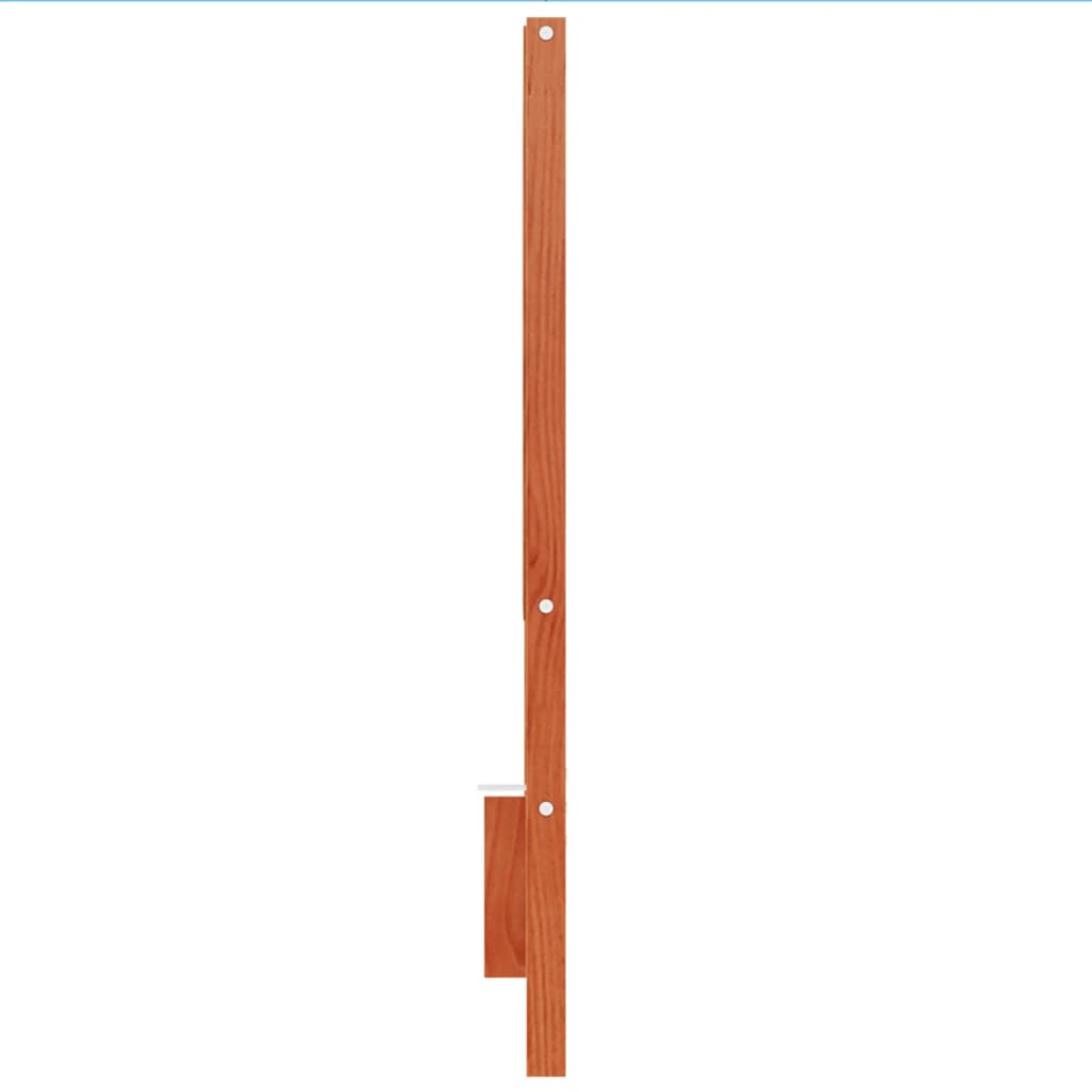 Hoofdbord 135 cm massief grenenhout wasbruin is nu te koop bij PeponiXL, paradijselijk wonen!