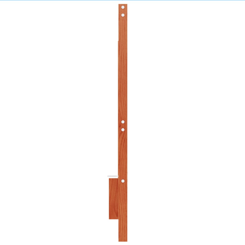 Hoofdbord 135 cm massief grenenhout wasbruin is nu te koop bij PeponiXL, paradijselijk wonen!