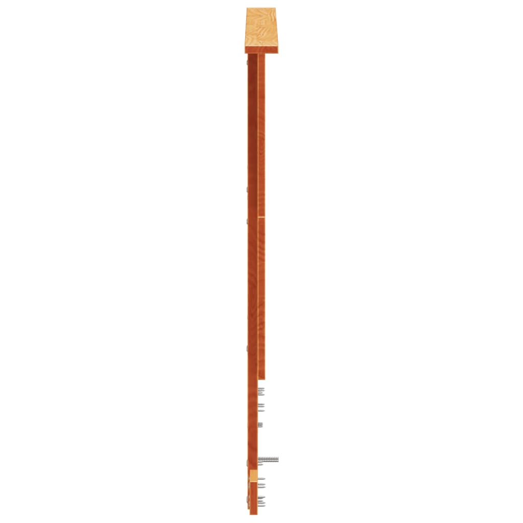 Hoofdbord 120 cm massief grenenhout wasbruin is nu te koop bij PeponiXL, paradijselijk wonen!