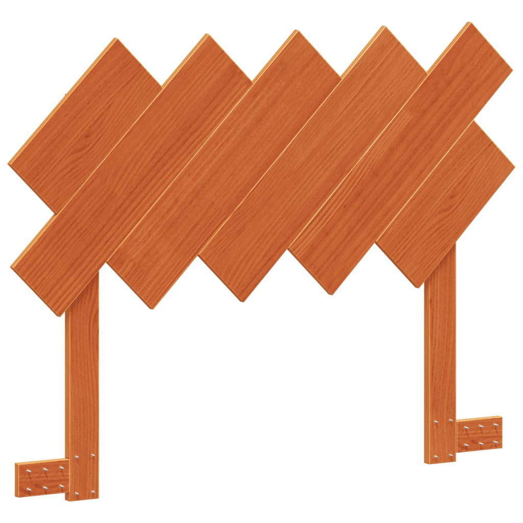 Hoofdbord 100 cm massief grenenhout wasbruin is nu te koop bij PeponiXL, paradijselijk wonen!