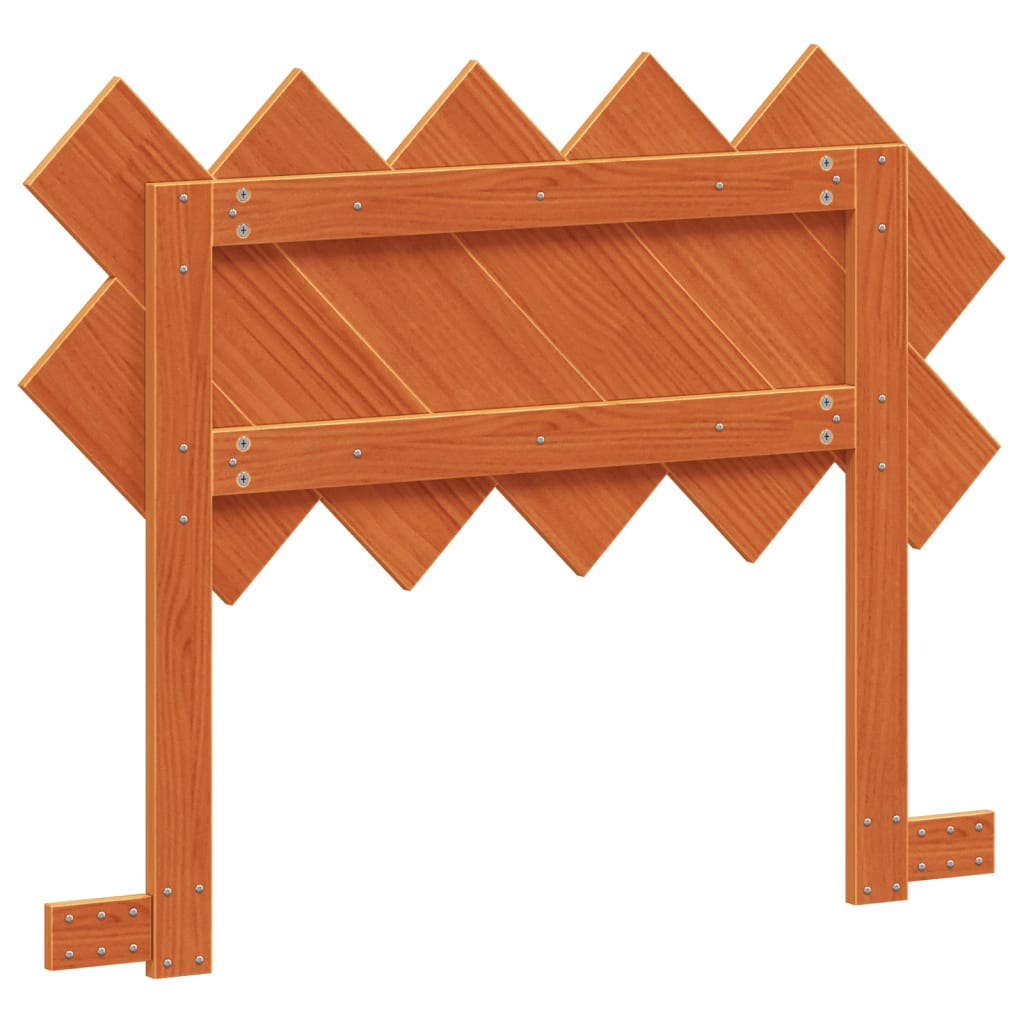 Hoofdbord 100 cm massief grenenhout wasbruin is nu te koop bij PeponiXL, paradijselijk wonen!