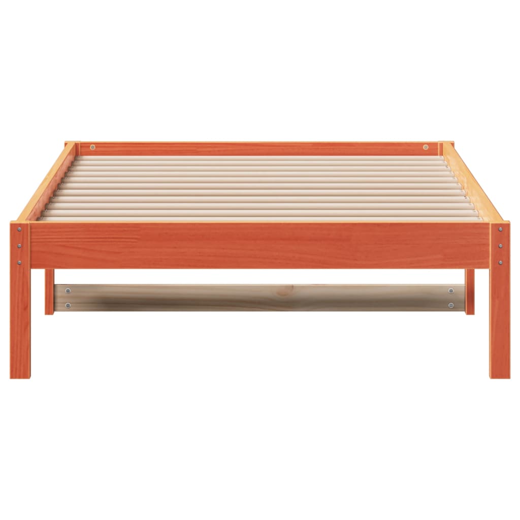 Slaapbank zonder matras 80x200 cm massief grenenhout wasbruin is nu te koop bij PeponiXL, paradijselijk wonen!