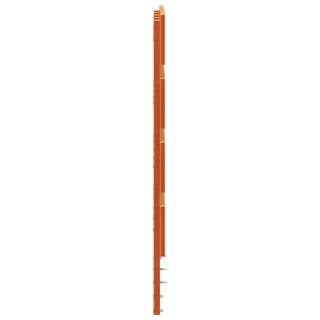 Hoofdbord 120 cm massief grenenhout wasbruin is nu te koop bij PeponiXL, paradijselijk wonen!