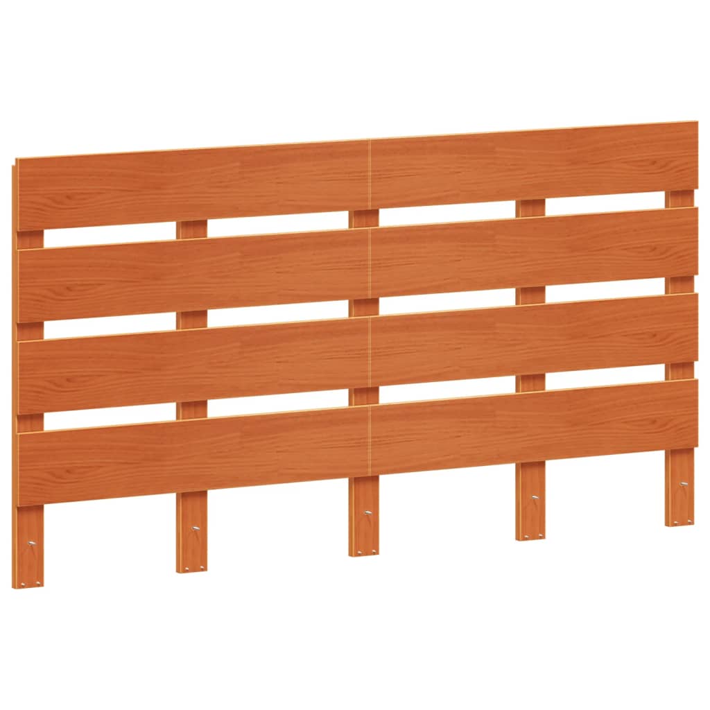 Hoofdbord 150 cm massief grenenhout wasbruin is nu te koop bij PeponiXL, paradijselijk wonen!