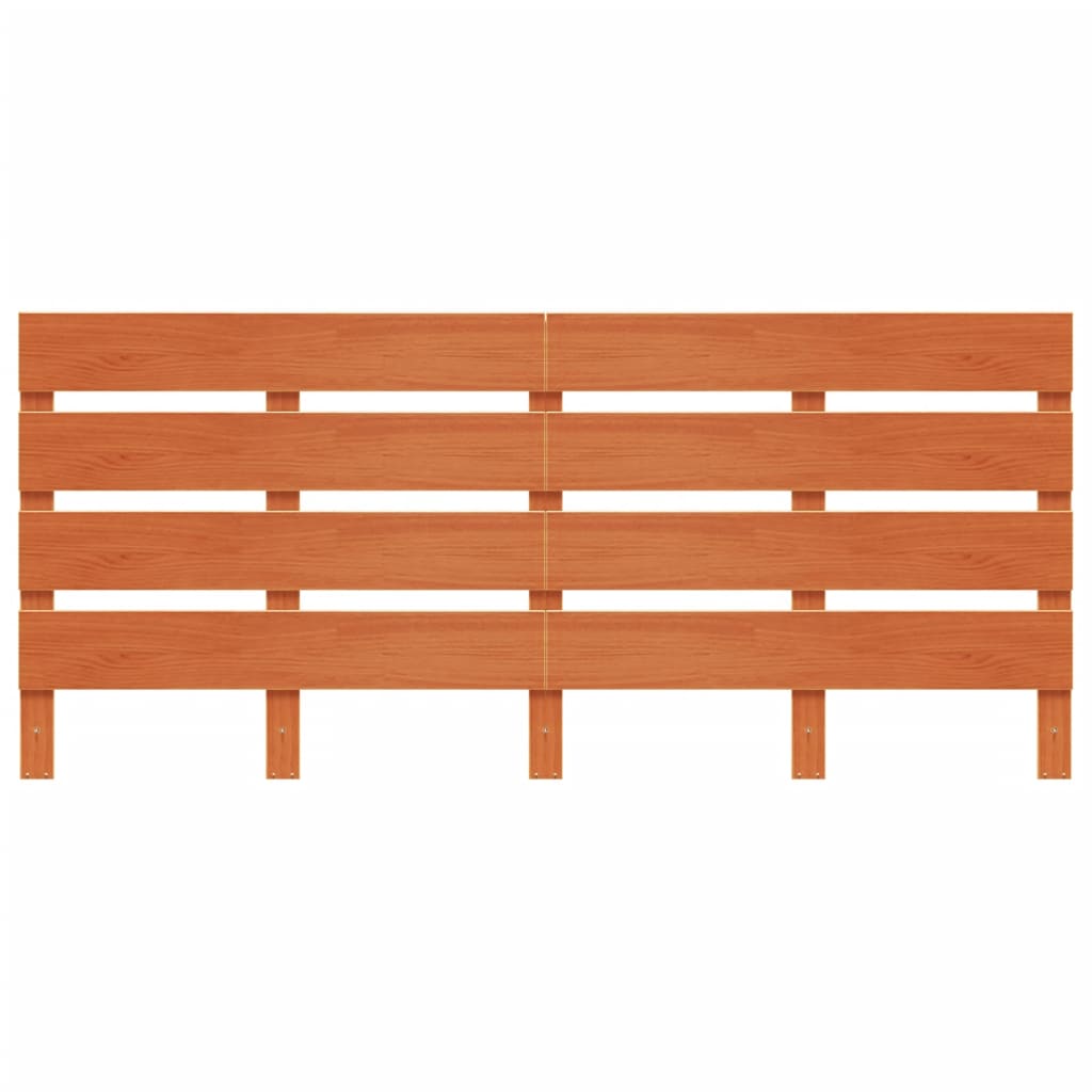 Hoofdbord 135 cm massief grenenhout wasbruin is nu te koop bij PeponiXL, paradijselijk wonen!