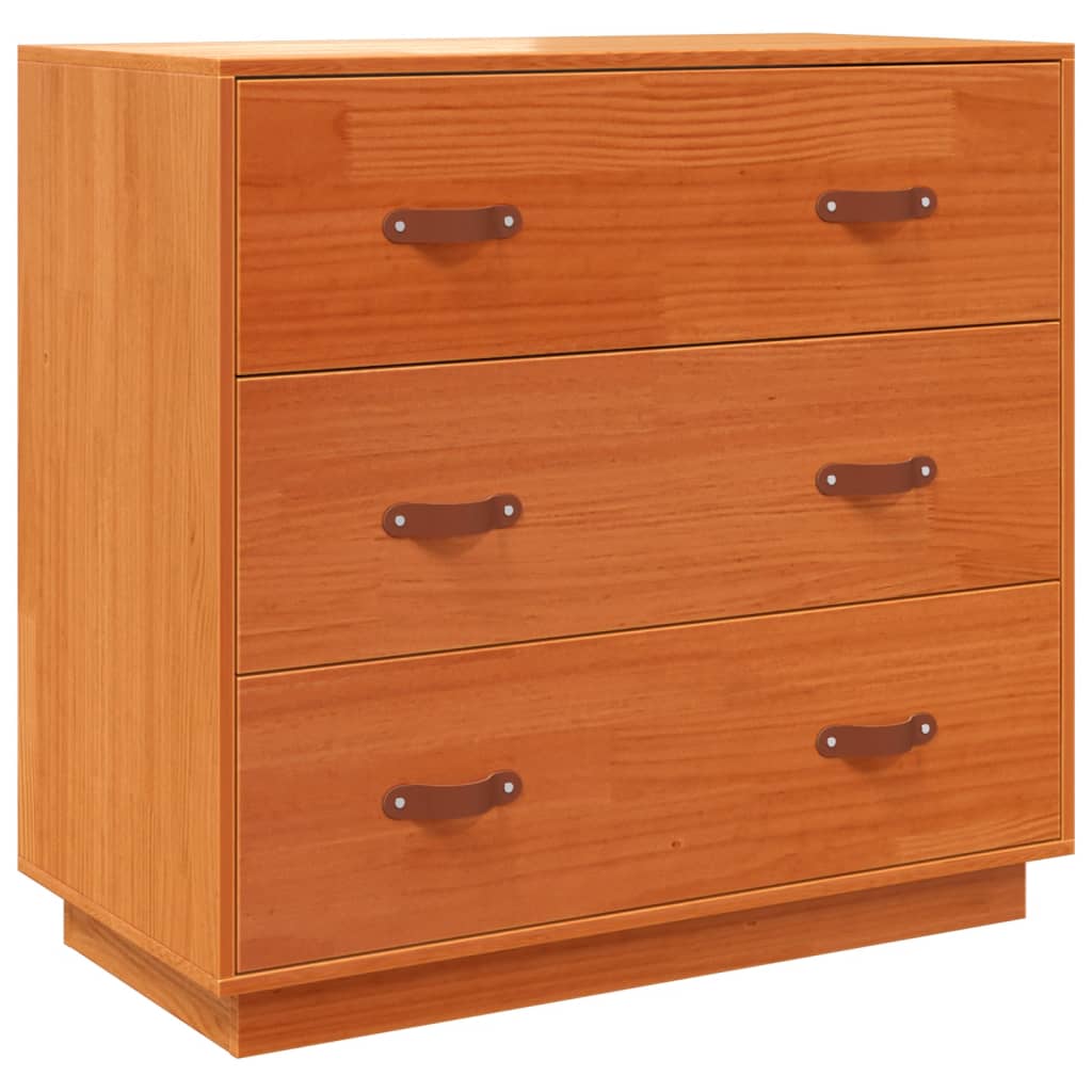 Dressoir 80x40x75 cm massief grenenhout wasbruin is nu te koop bij PeponiXL, paradijselijk wonen!