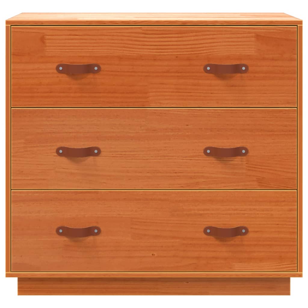 Dressoir 80x40x75 cm massief grenenhout wasbruin is nu te koop bij PeponiXL, paradijselijk wonen!