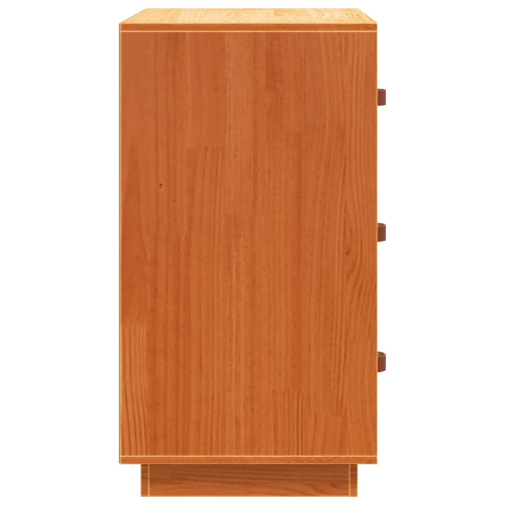 Dressoir 80x40x75 cm massief grenenhout wasbruin is nu te koop bij PeponiXL, paradijselijk wonen!