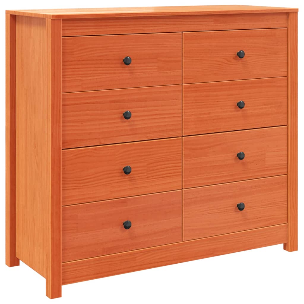 Dressoir 100x40x90 cm massief grenenhout wasbruin is nu te koop bij PeponiXL, paradijselijk wonen!
