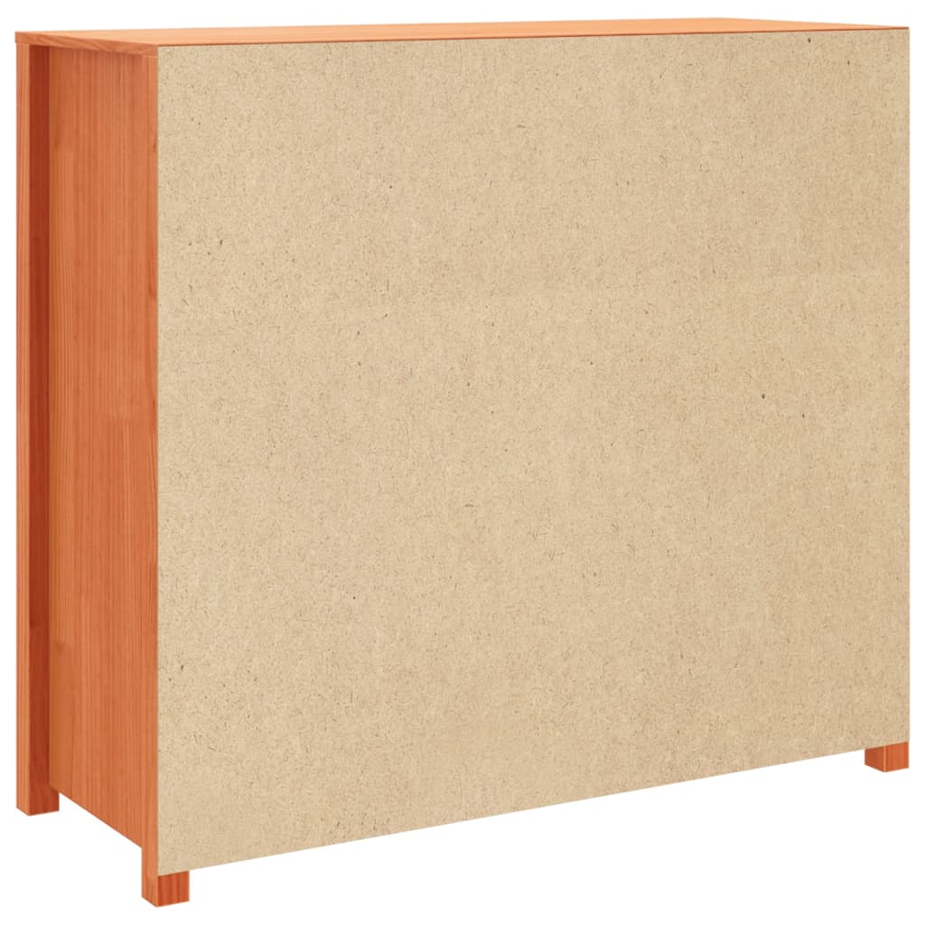 Dressoir 100x40x90 cm massief grenenhout wasbruin is nu te koop bij PeponiXL, paradijselijk wonen!