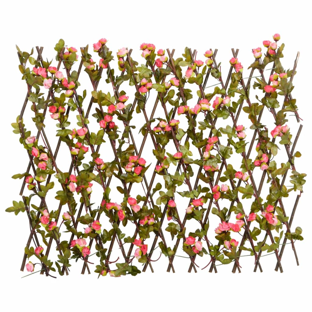 Kunstplant klimop latwerk 5 st uittrekbaar 180x60 cm donkerroze is nu te koop bij PeponiXL, paradijselijk wonen!