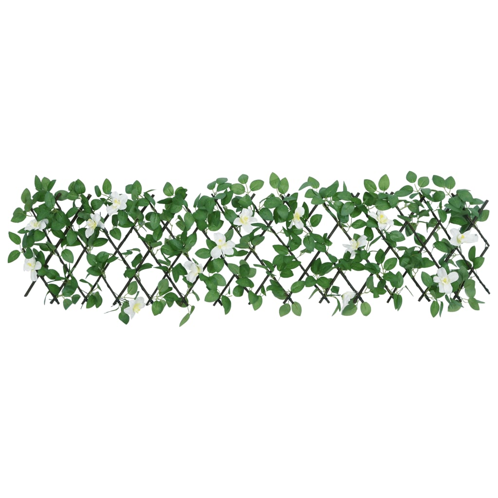 Kunstplant klimop op latwerk uittrekbaar 180x30 cm groen is nu te koop bij PeponiXL, paradijselijk wonen!