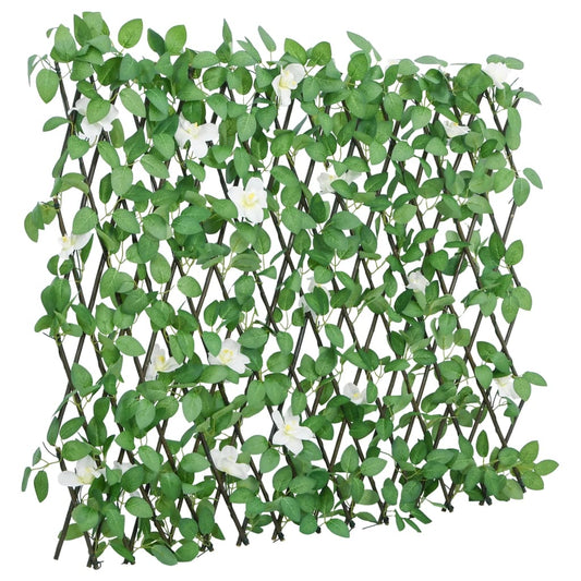 Kunstplant klimop op latwerk uittrekbaar 186x30 cm groen is nu te koop bij PeponiXL, paradijselijk wonen!