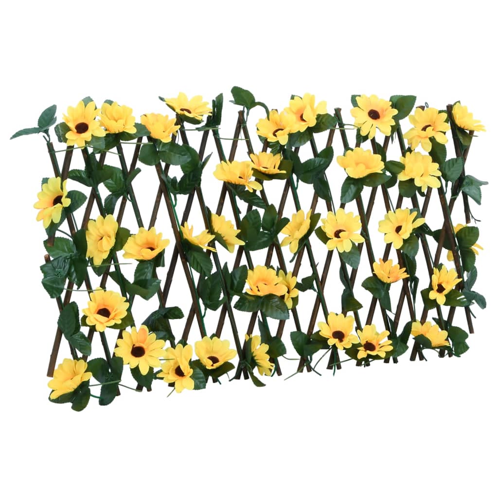 Kunstplant klimop op latwerk 5 st uittrekbaar 180x20 cm geel is nu te koop bij PeponiXL, paradijselijk wonen!