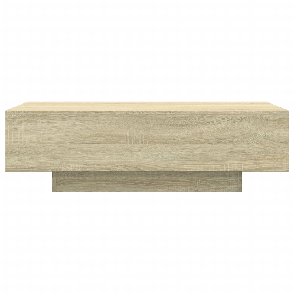 Salontafel 100x49,5x31 cm bewerkt hout sonoma eikenkleurig is nu te koop bij PeponiXL, paradijselijk wonen!