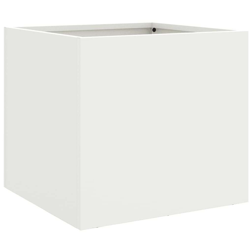 Plantenbak 32x30x29 cm staal wit is nu te koop bij PeponiXL, paradijselijk wonen!