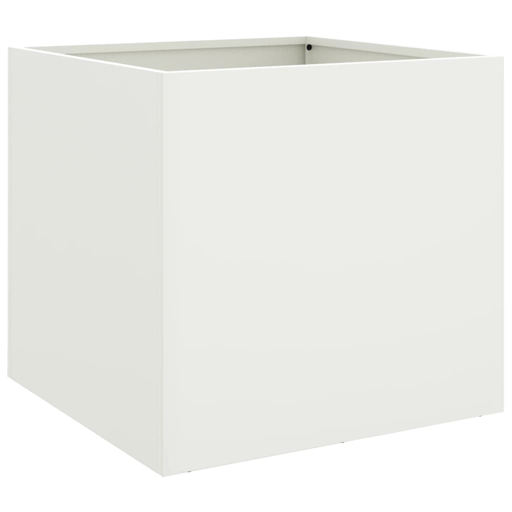 Plantenbak 42x40x39 cm staal wit is nu te koop bij PeponiXL, paradijselijk wonen!
