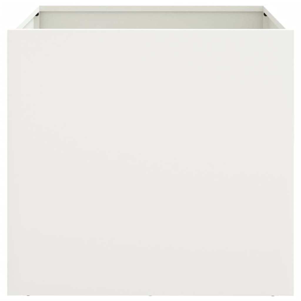Plantenbak 42x40x39 cm staal wit is nu te koop bij PeponiXL, paradijselijk wonen!