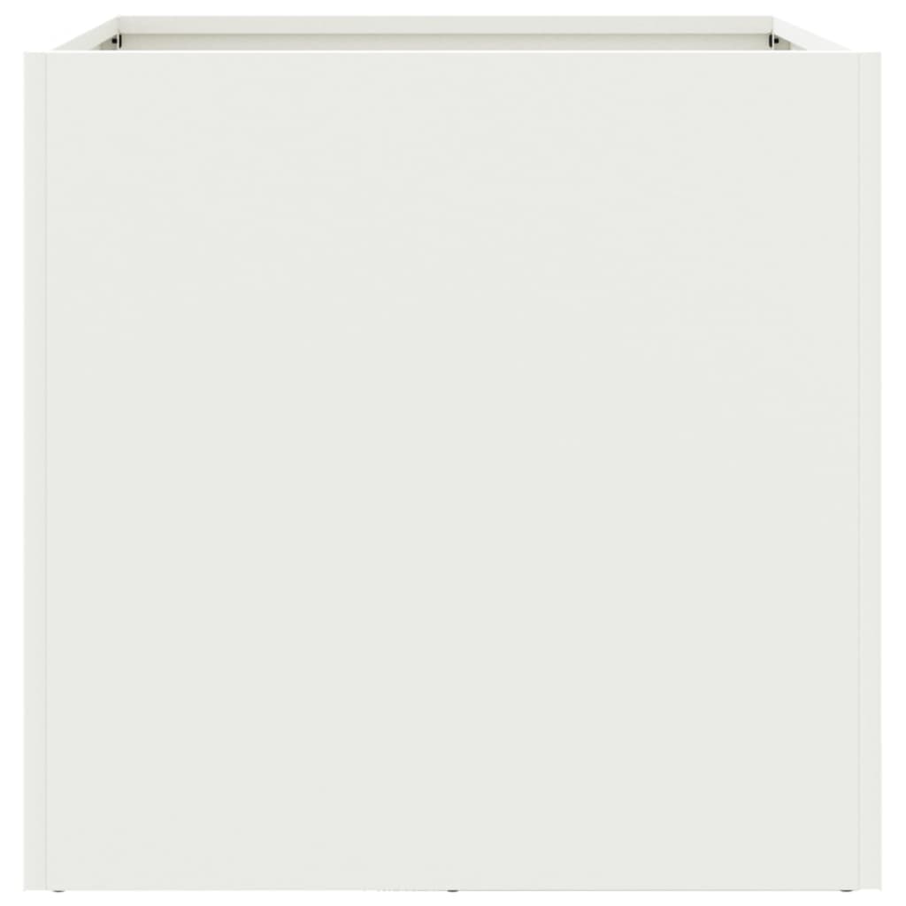 Plantenbak 42x40x39 cm staal wit is nu te koop bij PeponiXL, paradijselijk wonen!
