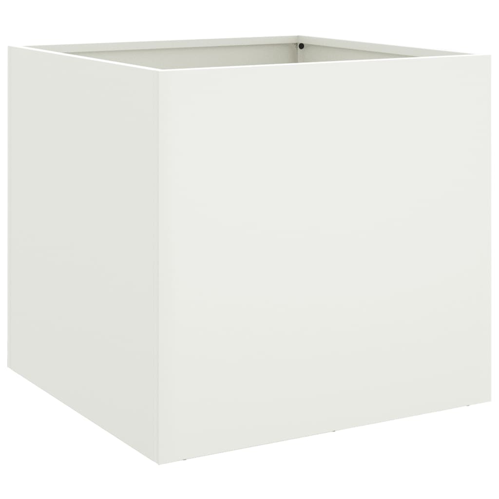 Plantenbak 42x40x39 cm staal wit is nu te koop bij PeponiXL, paradijselijk wonen!