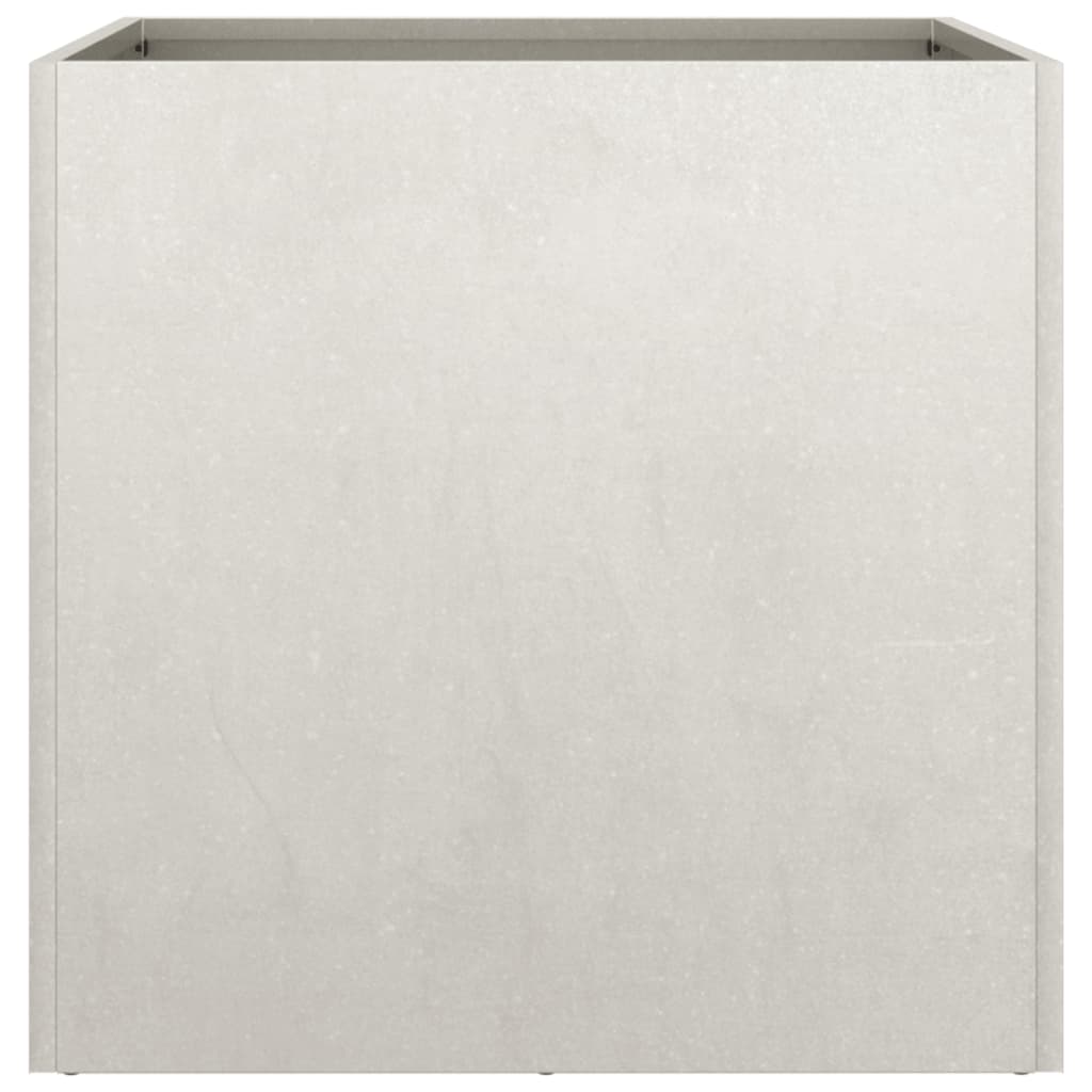 Plantenbak 49x47x46 cm roestvrij staal zilverkleurig is nu te koop bij PeponiXL, paradijselijk wonen!