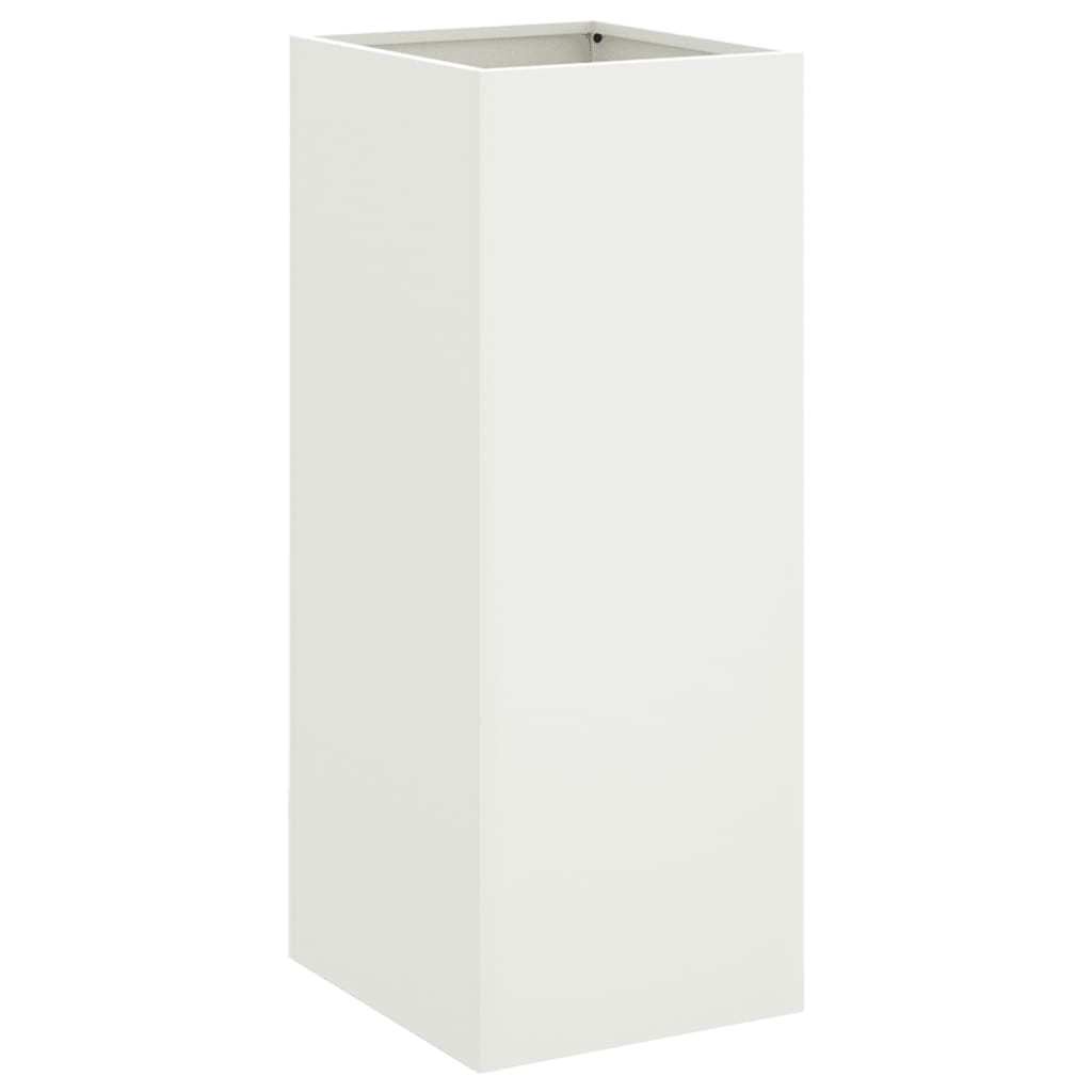 Plantenbak 32x29x75 cm staal wit is nu te koop bij PeponiXL, paradijselijk wonen!