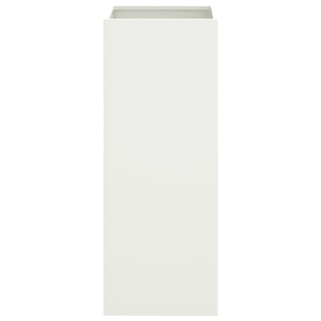 Plantenbak 32x29x75 cm staal wit is nu te koop bij PeponiXL, paradijselijk wonen!