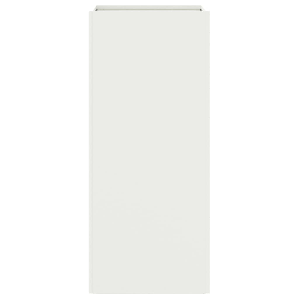 Plantenbak 32x29x75 cm staal wit is nu te koop bij PeponiXL, paradijselijk wonen!